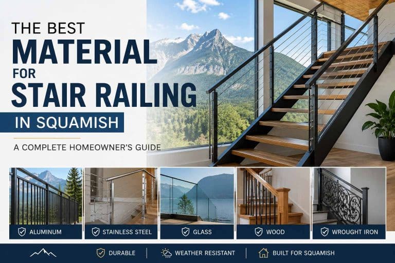 Best Material for Stair Railing in Squamish A Complete Homeowner's Guide